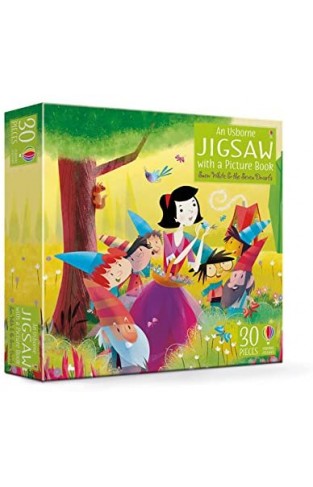 An Usborne Jigsaw with a picture book Snow White and the Seven Dwarfs